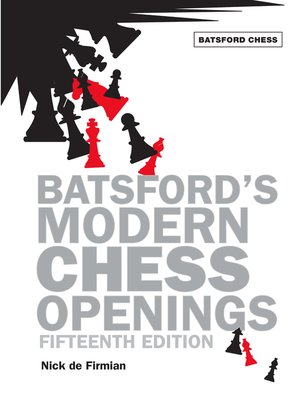 cover image of Batsford's Modern Chess Openings